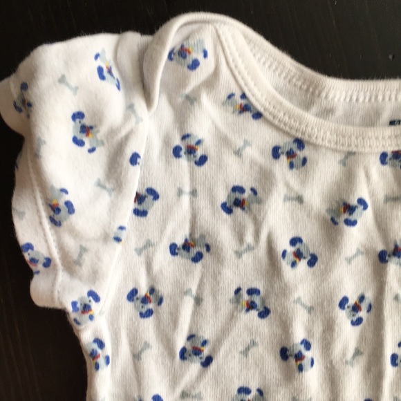 🚨4/$15🚨 George Blue Puppies Onesie - Picture 3 of 7
